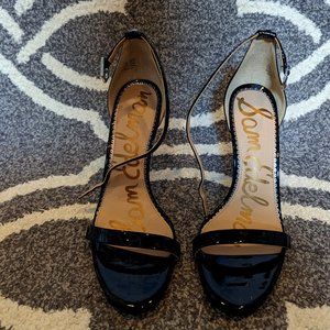 6.5 Sam Edelman Black Patent Leather High Heel